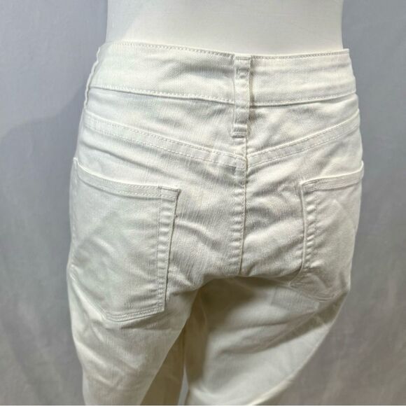 Coldwater Creek white bootcut mid rise signature jeans size 12 - Picture 5 of 8